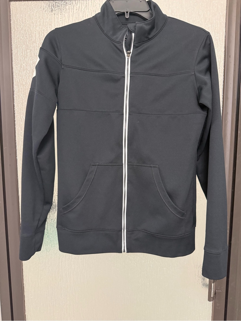 Under Armour Black Full-Zip Lightweight Jacket with White Zip